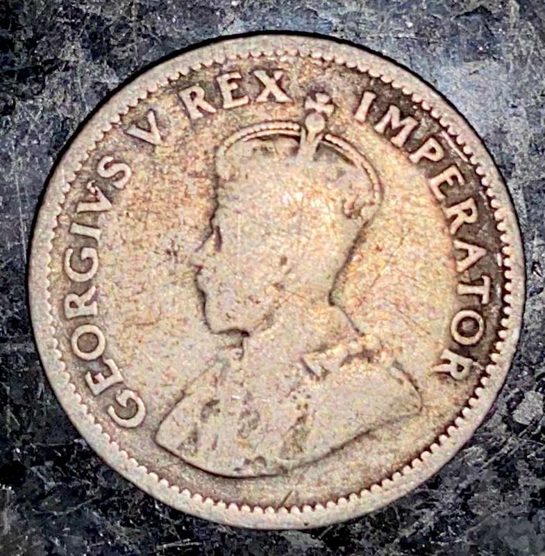SA Union silver 6d sixpence 1932