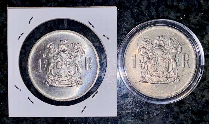 SOUTH AFRICA SILVER SET R1 --1969 BOTH ENGLISH & AFRIKAANS GOOD COND SILVER 80%(1 BID TAKES ALL