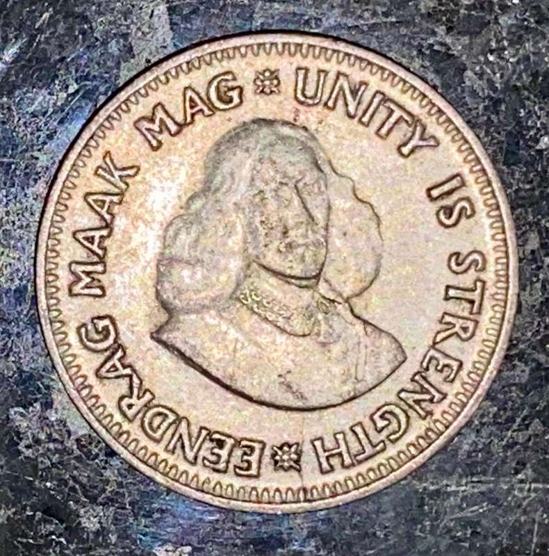 South Africa. Silver 2 1/2 cent 1961