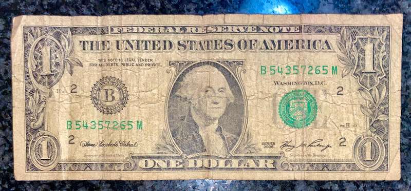 USA 1 dollar 1977 Chicago federal reserve bank