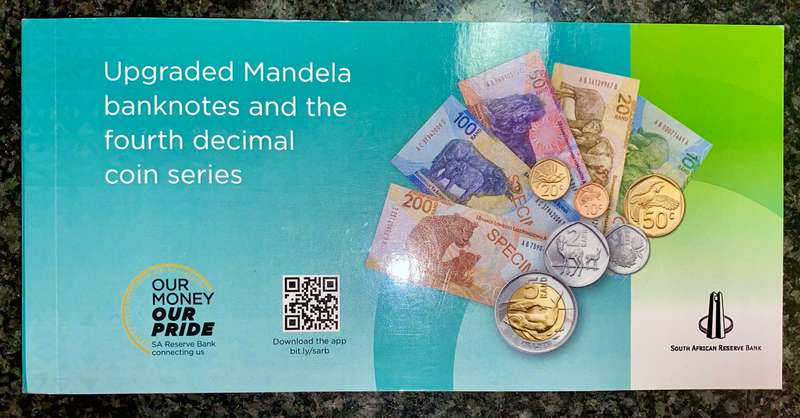 L KGANYAGO FULL SET VERY LOW MATCHING NO - AA0000146 A - FIRST ISSUE 2023 IN S A RESERVE BANK FOLDER