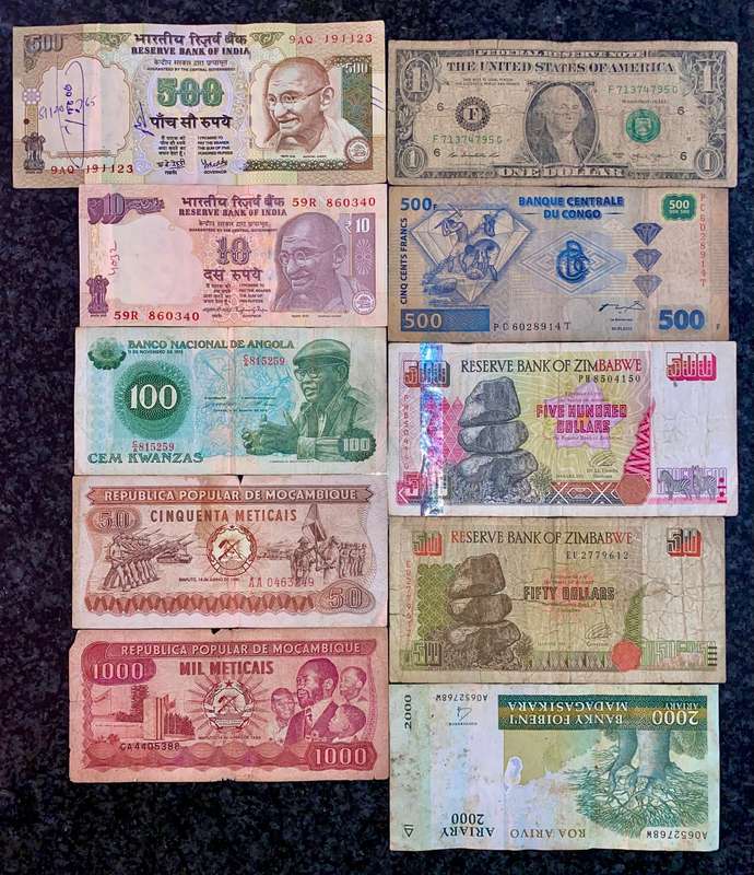 International lot Various Country's (1 bid takes all 10)