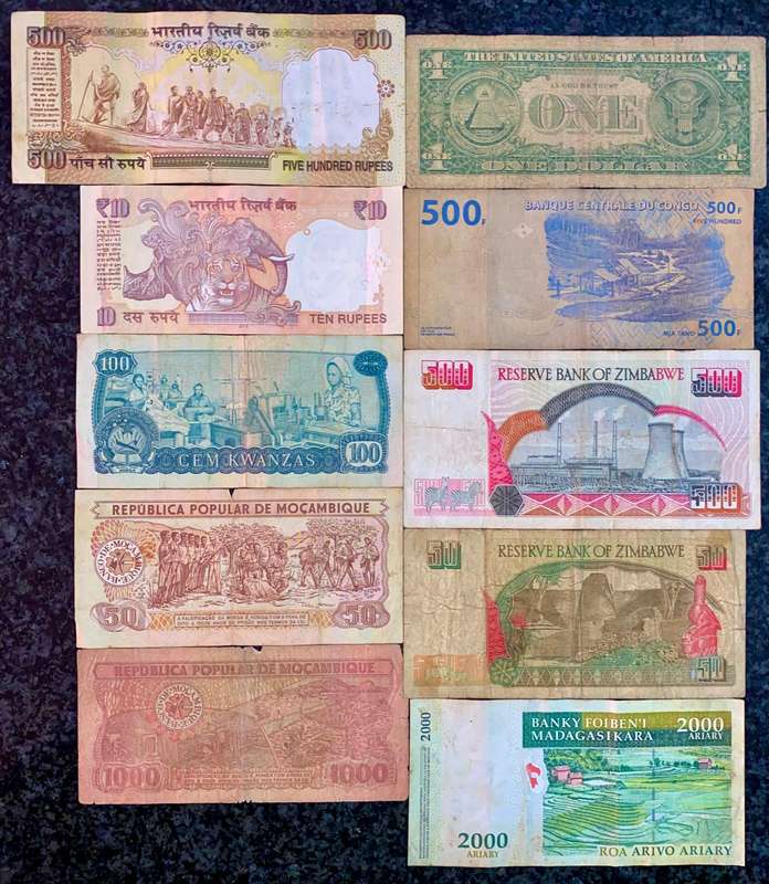 International lot Various Country's (1 bid takes all 10)