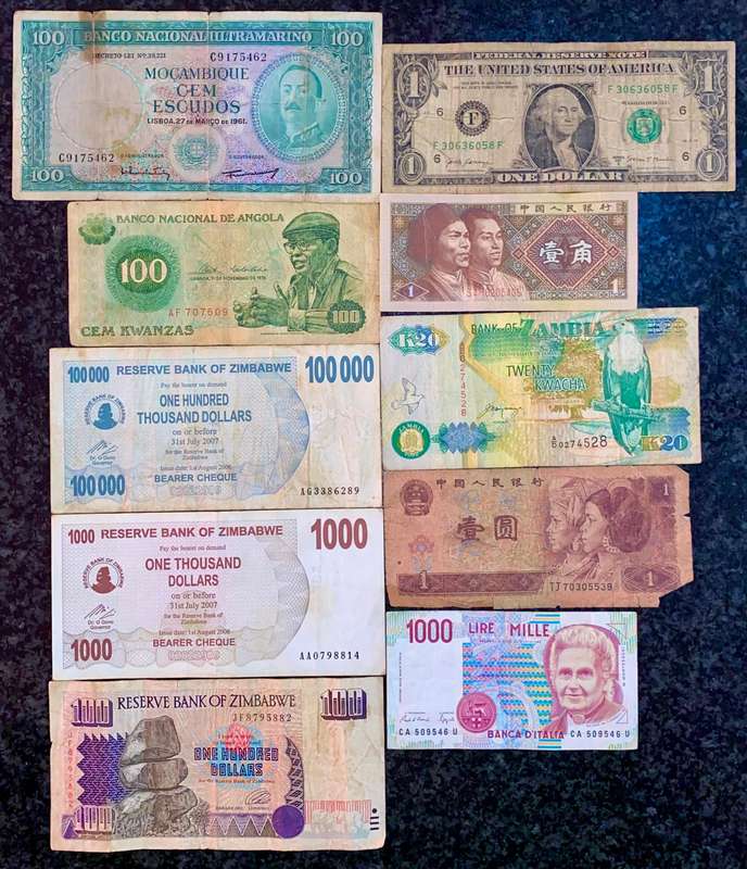 International lot Various Country's (1 bid takes all 10)