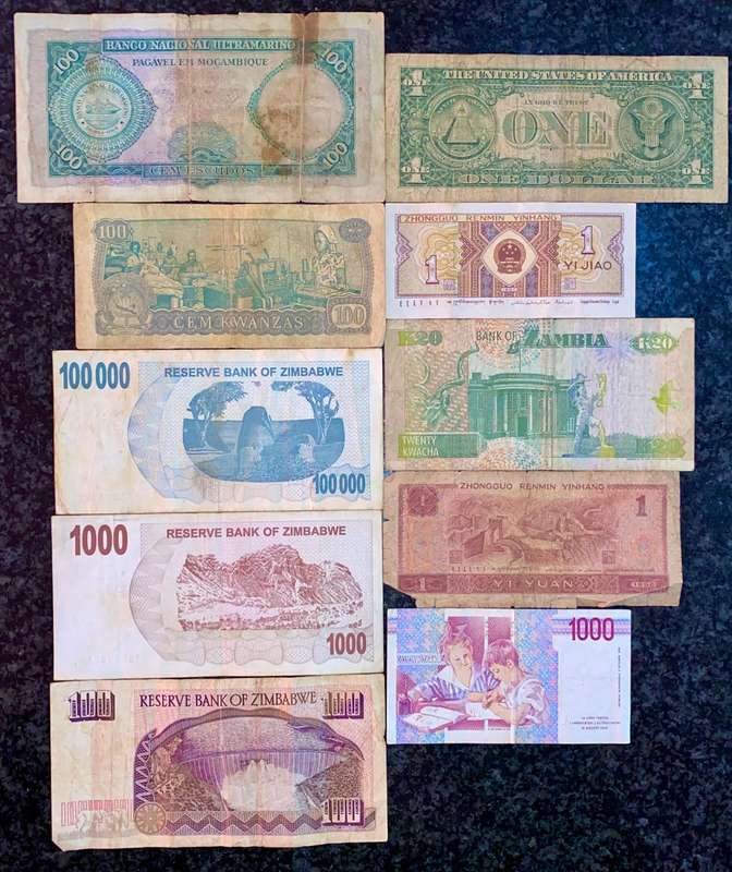 International lot Various Country's (1 bid takes all 10)