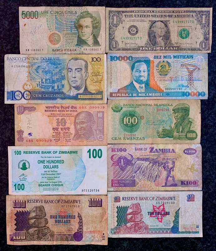International lot Various Country's (1 bid takes all 10)