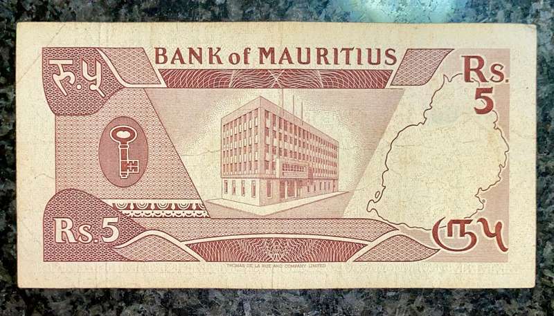 MAURITIUS 5 RUPEES ND