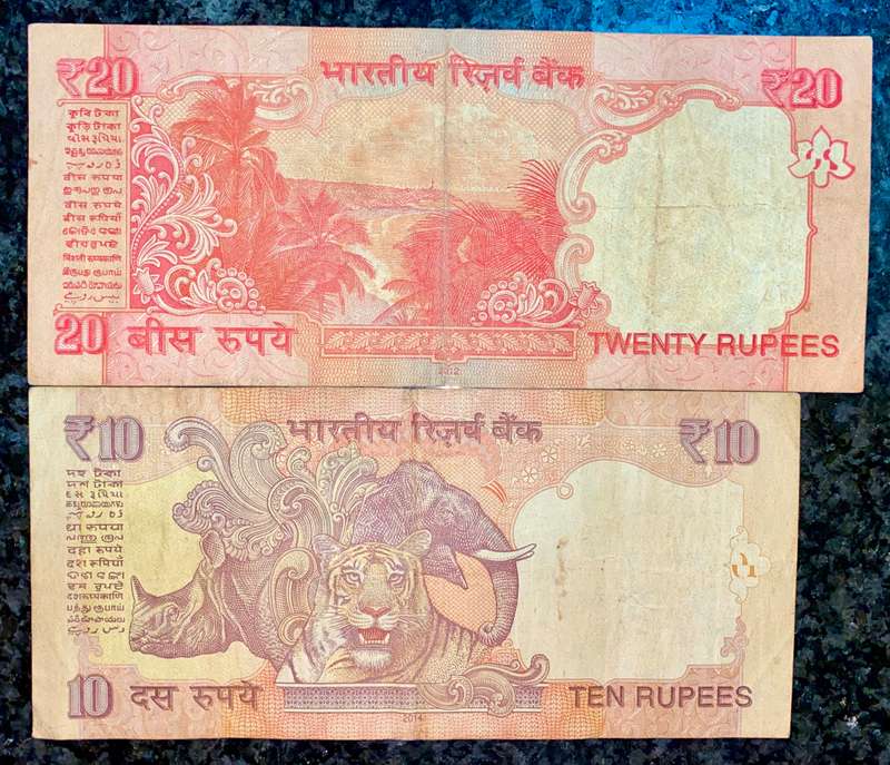 INDIA SET 20 RUPEE 2014 & 10 RUPEE 2012(1 BI D TAKES ALL)