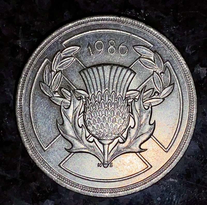 Great Britain. 2 pound 1986