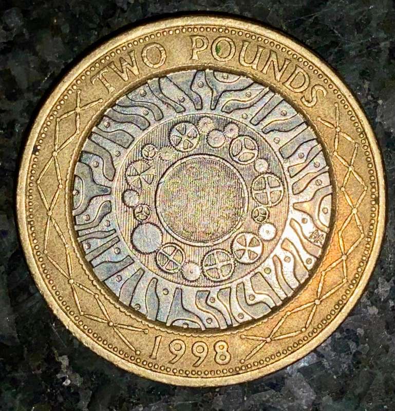 Great Britain. 2 pound 1998