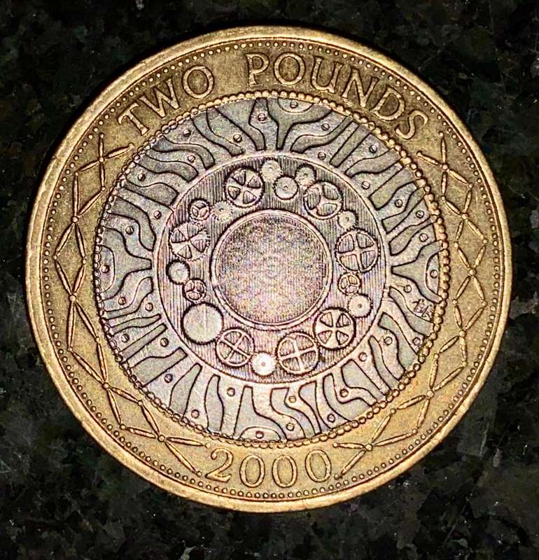 Great Britain. 2 pound 2000