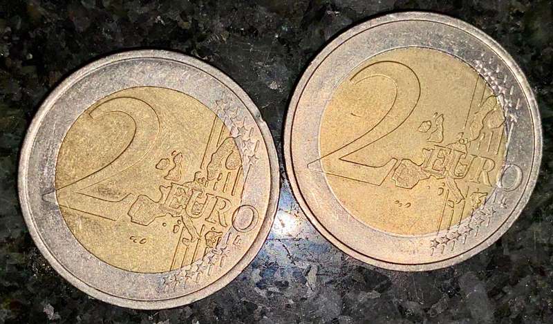 Euro Set - 2 Euro's - (1 bid takes all)