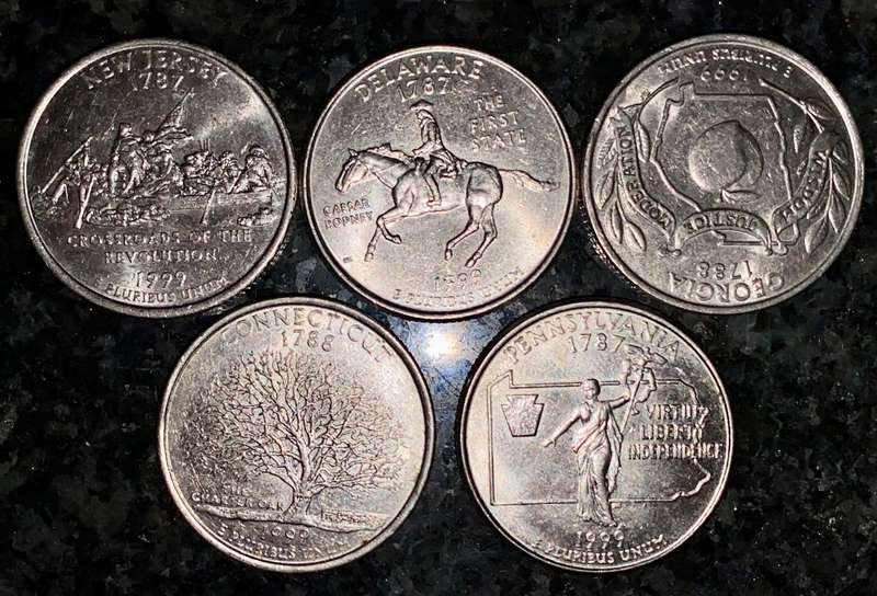 U S A  - 50 States Collection 1/4 dollar 1999 (1 bid takes all)