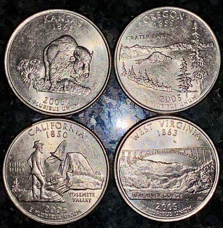 U S A  - 50 States Collection 1/4 dollar 2005(1 bid takes all)