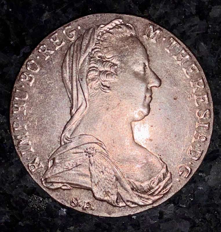 Austria Silver 1 Thaler 1780 -- Maria Theresia -- 83% silver value alone R485