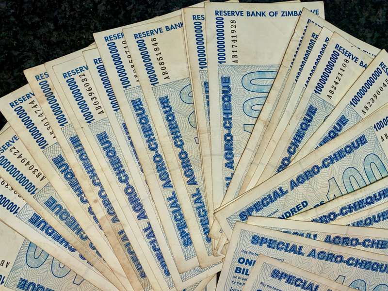ZIMBABWE 100 BILLION DOLLARS 2008 ARGO CHEQUE (BID PER NOTE) 11 AVAILABLE
