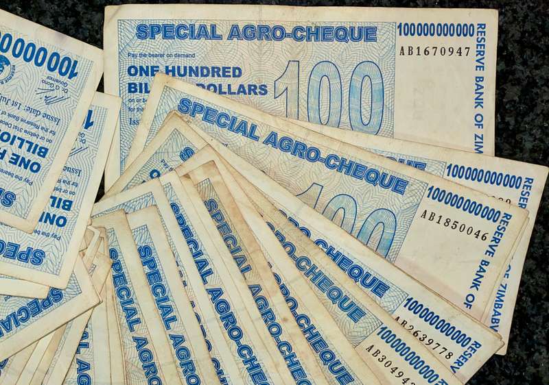 ZIMBABWE 100 BILLION DOLLARS 2008 ARGO CHEQUE (BID PER NOTE) 11 AVAILABLE