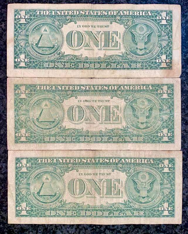 USA Set 1 dollar - B - F - G - Federal Reserves 2006-2017 (1 bid takes all)