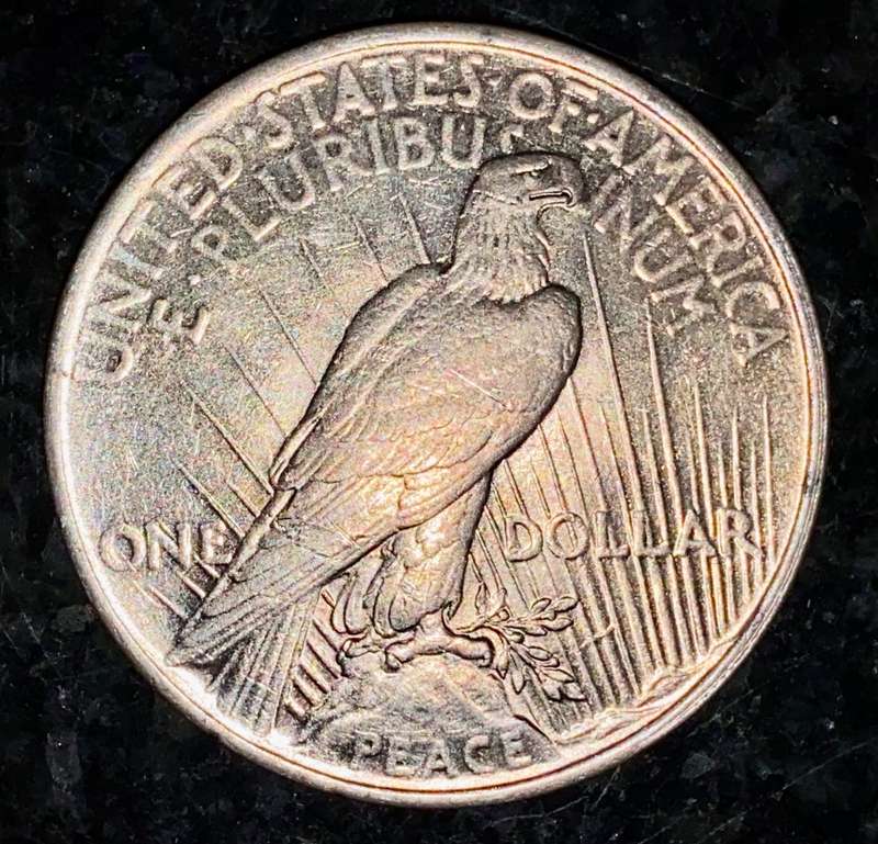 U S A SILVER 1 DOLLAR - 1924 PEACE DOLLAR - PHILADELPHIA MINT - GOOD CONDITION