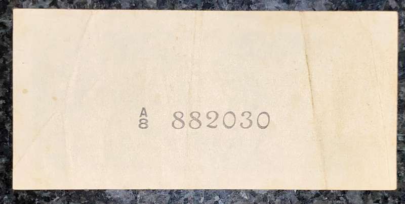 Ceylon 25 cent 1st February 1942 WW2