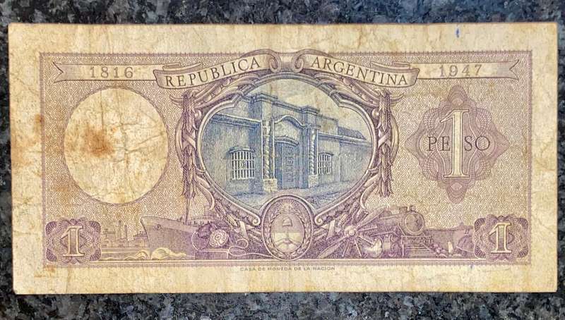 Argentina 1 peso 1952