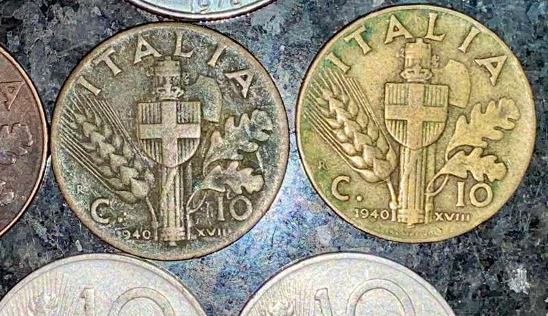 Italy coin lot some from WW2 & 1862 (1 bid takes all)