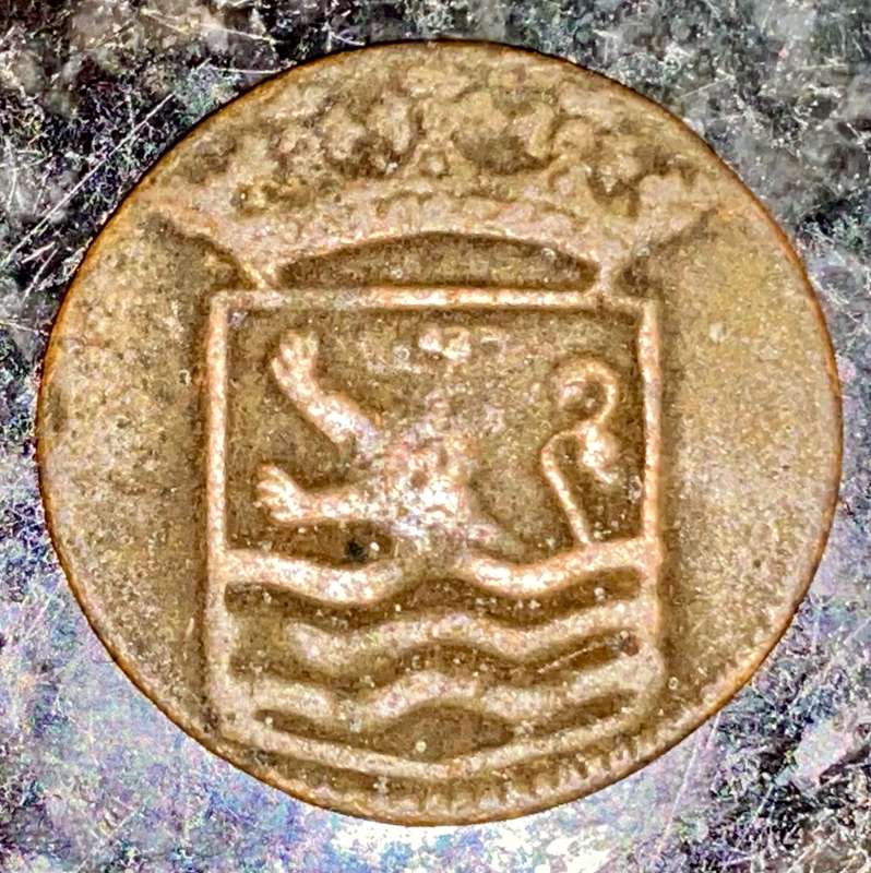 NETHERLANDS VOC DOIT 1734 ZEELAND