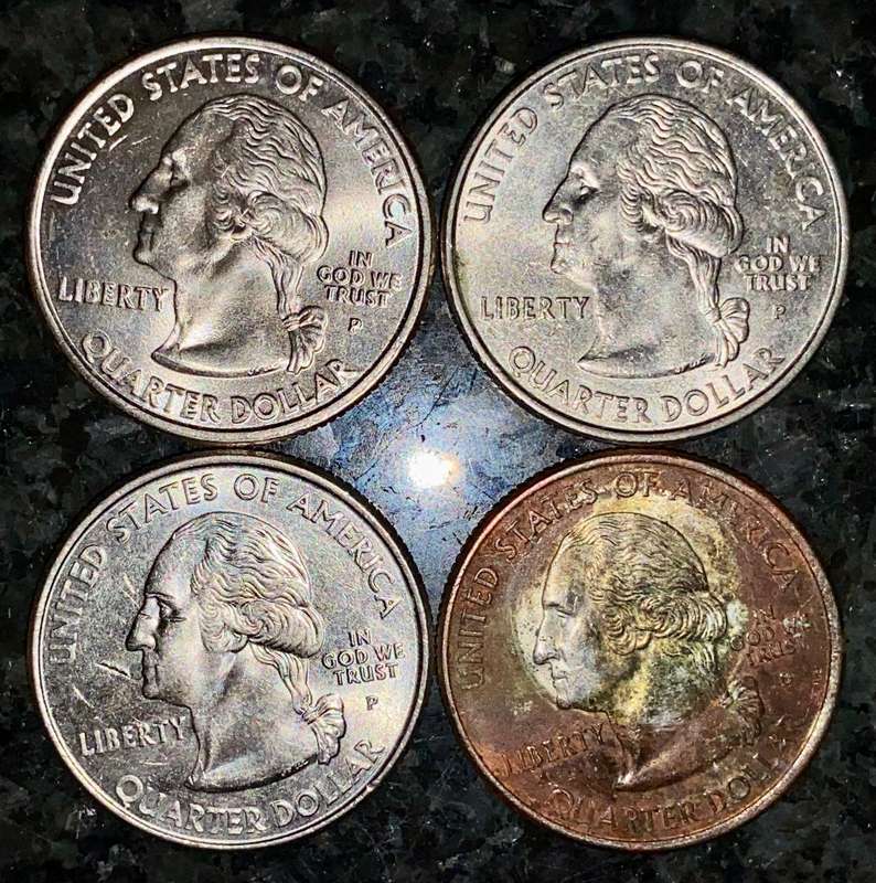 USA - 1/4 dollar - 50 States set mixed dates (1 bid takes all )