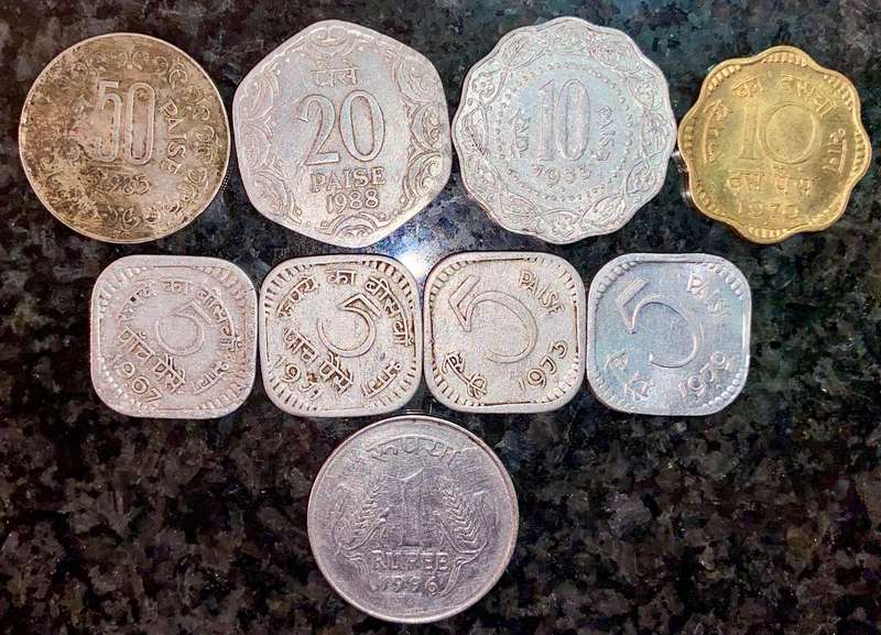 India coin lot - from 1960s (1 bid takes all)