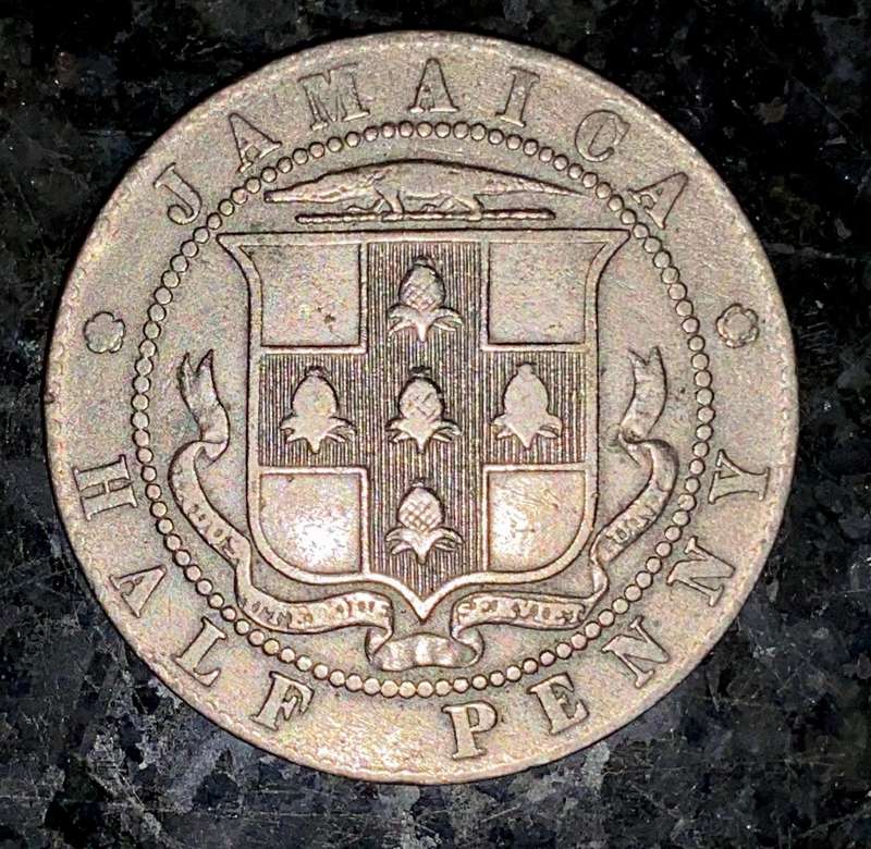 Jamaica 1/2 penny 1926