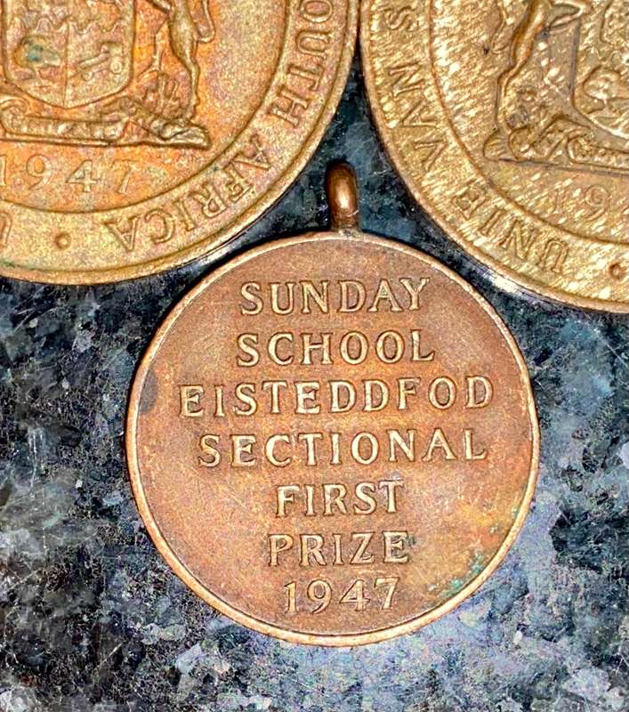 South Africa Medals - JHB & District Sunday School Union 1947 & Royal Visit (1 bid takes all)