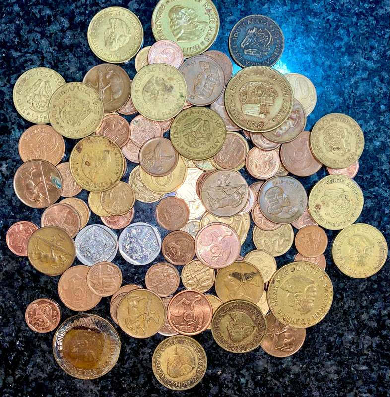 South Africa Coin Lot Various Dates (1 bid takes all)