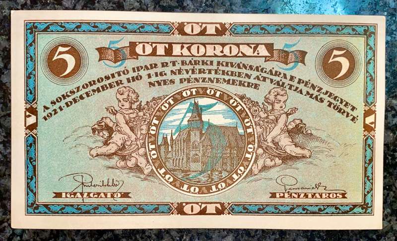 HUNGARY 5 KORONA ND - OT KORONA