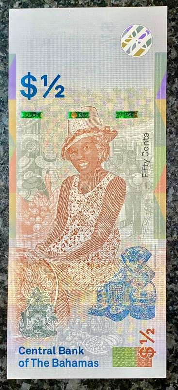 Bahamas 1/2 dollar 2019 unc