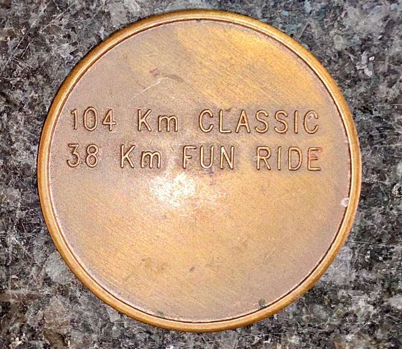 Lions Krugersdorp ajees cycle medal