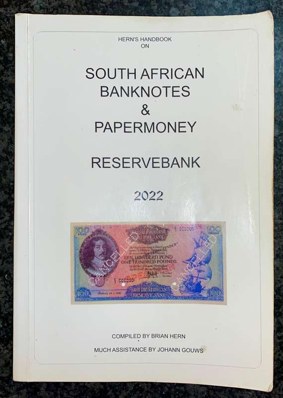 South Africa Banknotes & Paper Money 2022 Hern Handbook