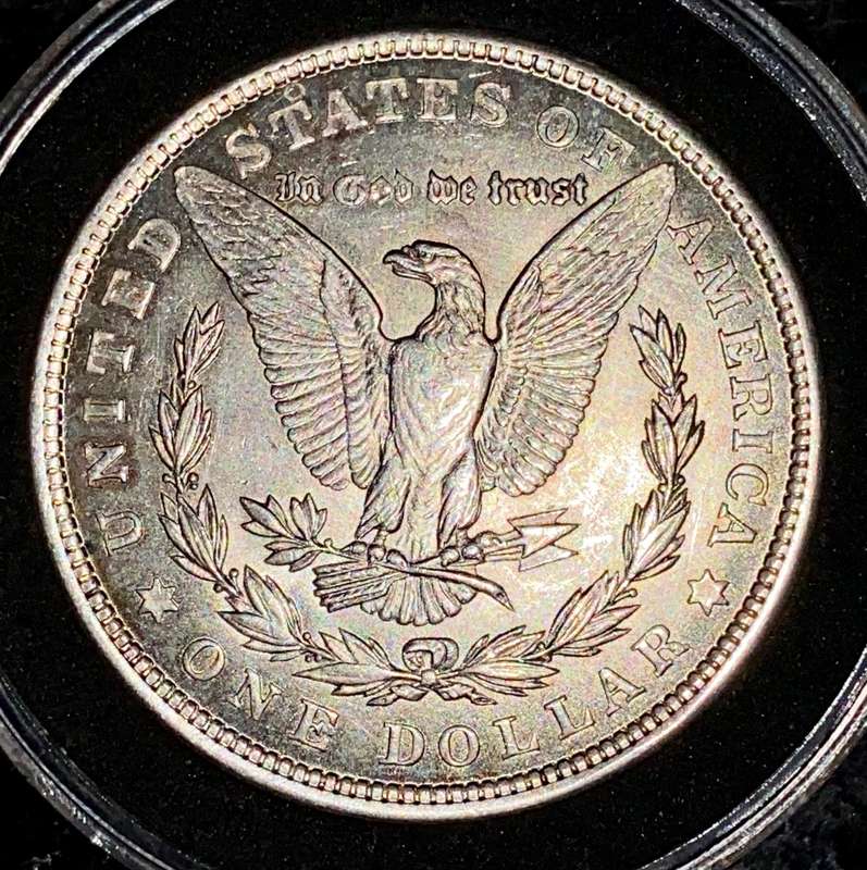 USA Silver Peace 1 dollar - 1921 Philadelphia mint excellent condition in capsule