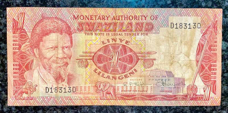 SWAZILAND 1 EMALANGENI ND