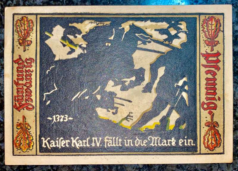 GERMANY 25 PFENNIG - BUTCHEIN - 1921 NOTGELD (EMERGENCY MONEY) - AMAZING ART