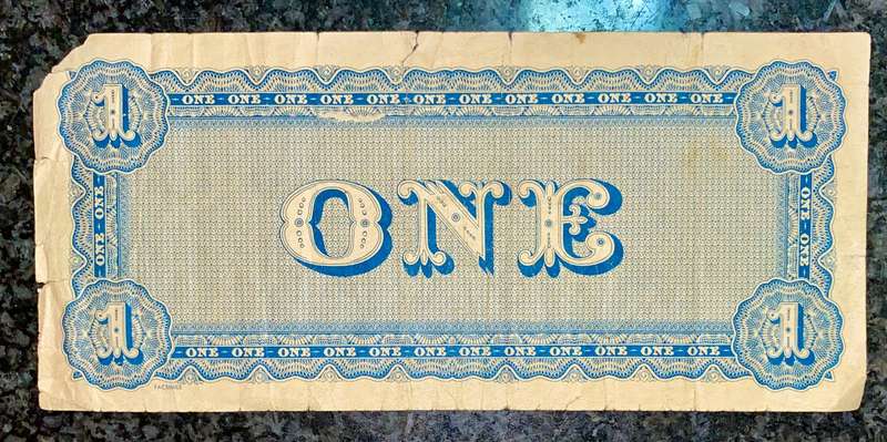 USA 1 dollar 1864 reproduction
