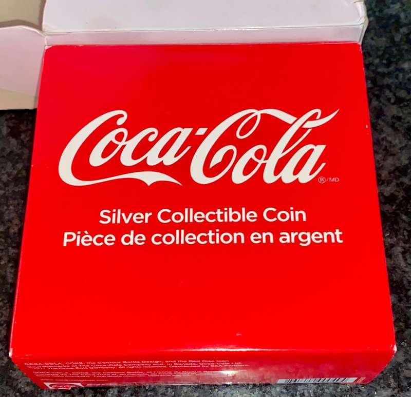Coca-Cola Silver Bottle Cap 2018 Fiji Global edition 999 silver - Original packaging
