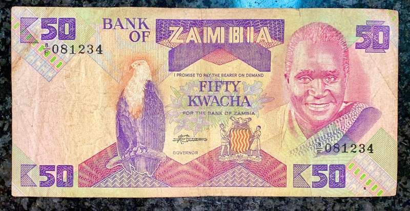 ZAMBIA 50 KWACH ND