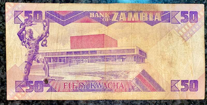 ZAMBIA 50 KWACH ND