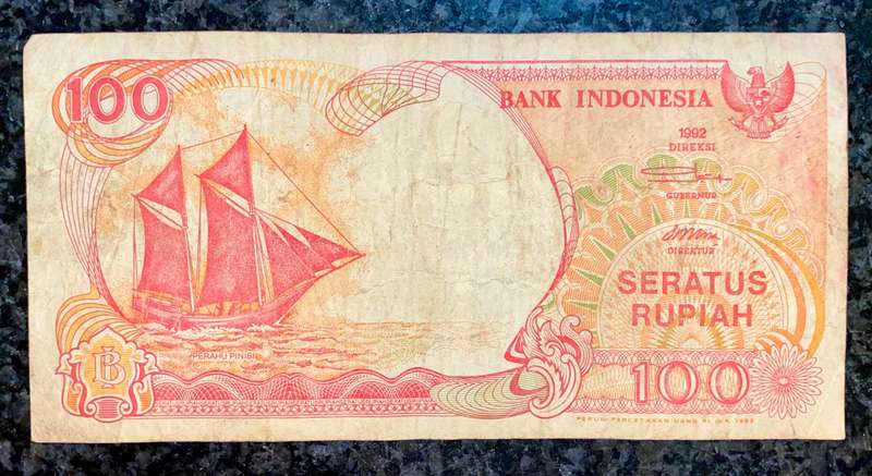 INDONESIA 100 RUPIAH 1992