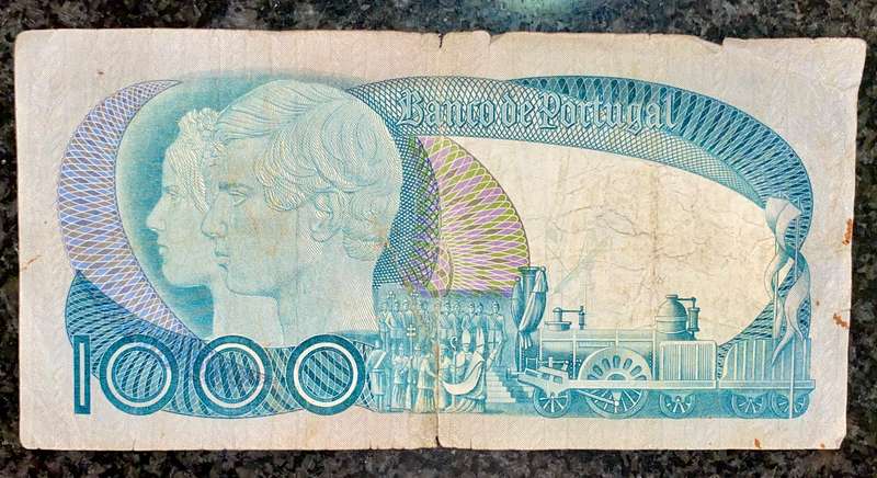 PORTUGAL 1000 ESCUDOS 1982