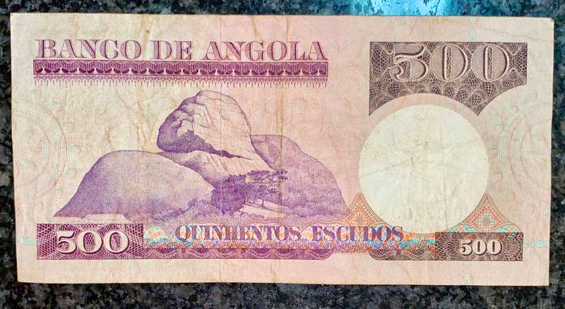 ANGOLA 500 ESCODOS 1973