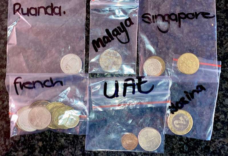 International lot 9 Different Country's (1 bid takes all)