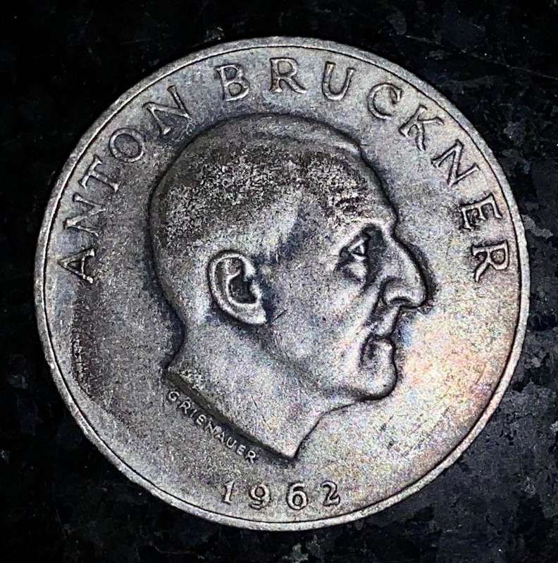 Austria Silver 25 shillings 1962 -- 80% silver