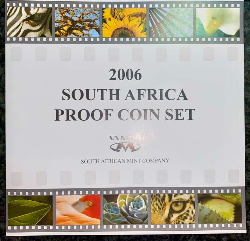 SOUTH AFRICA PROOF SET R5 TO 5 CENT - 2006