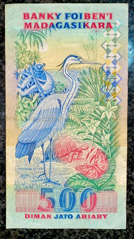 Madagascar 2500 francs 1993